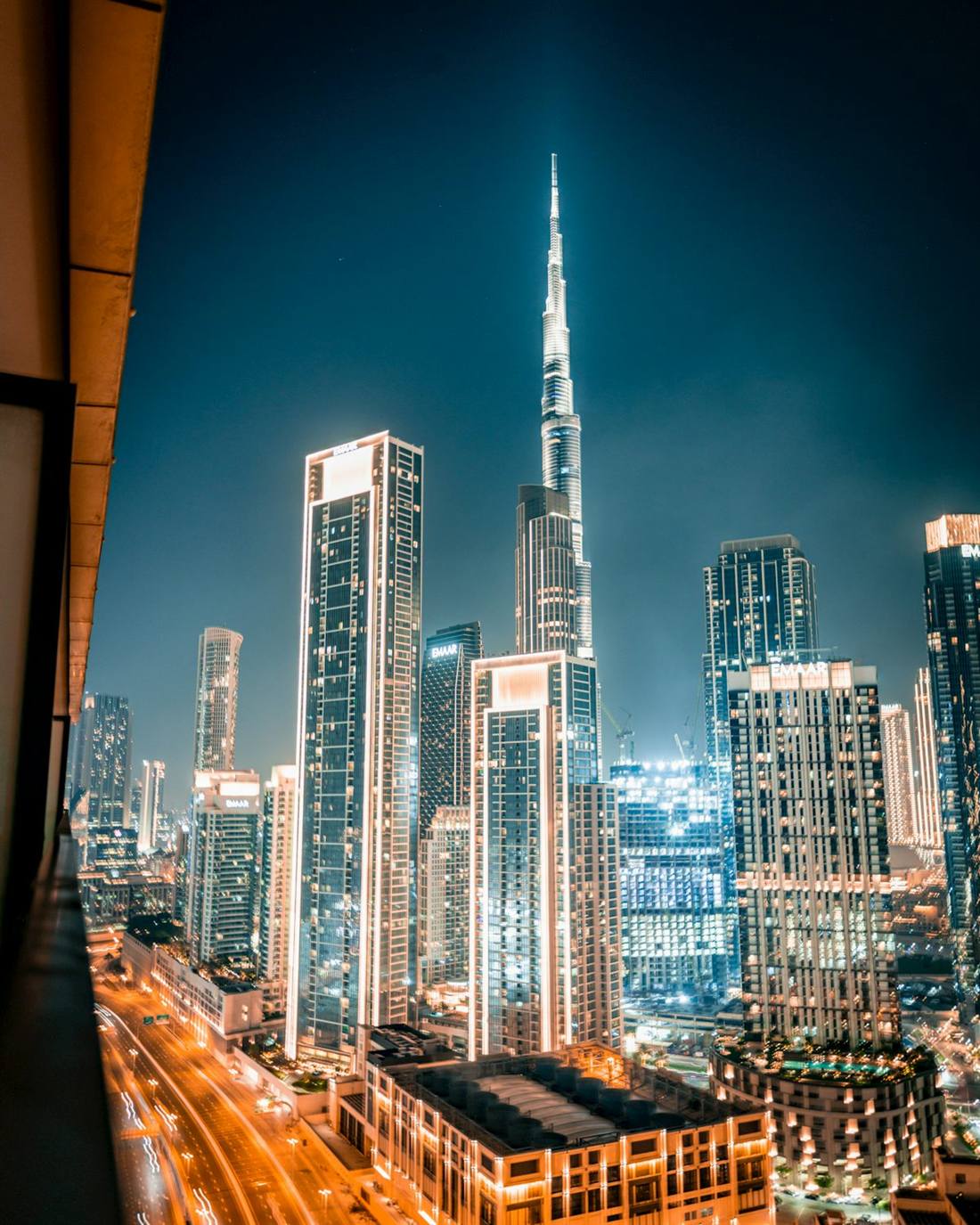 Skyline de Dubaï avec le Burj Khalifa