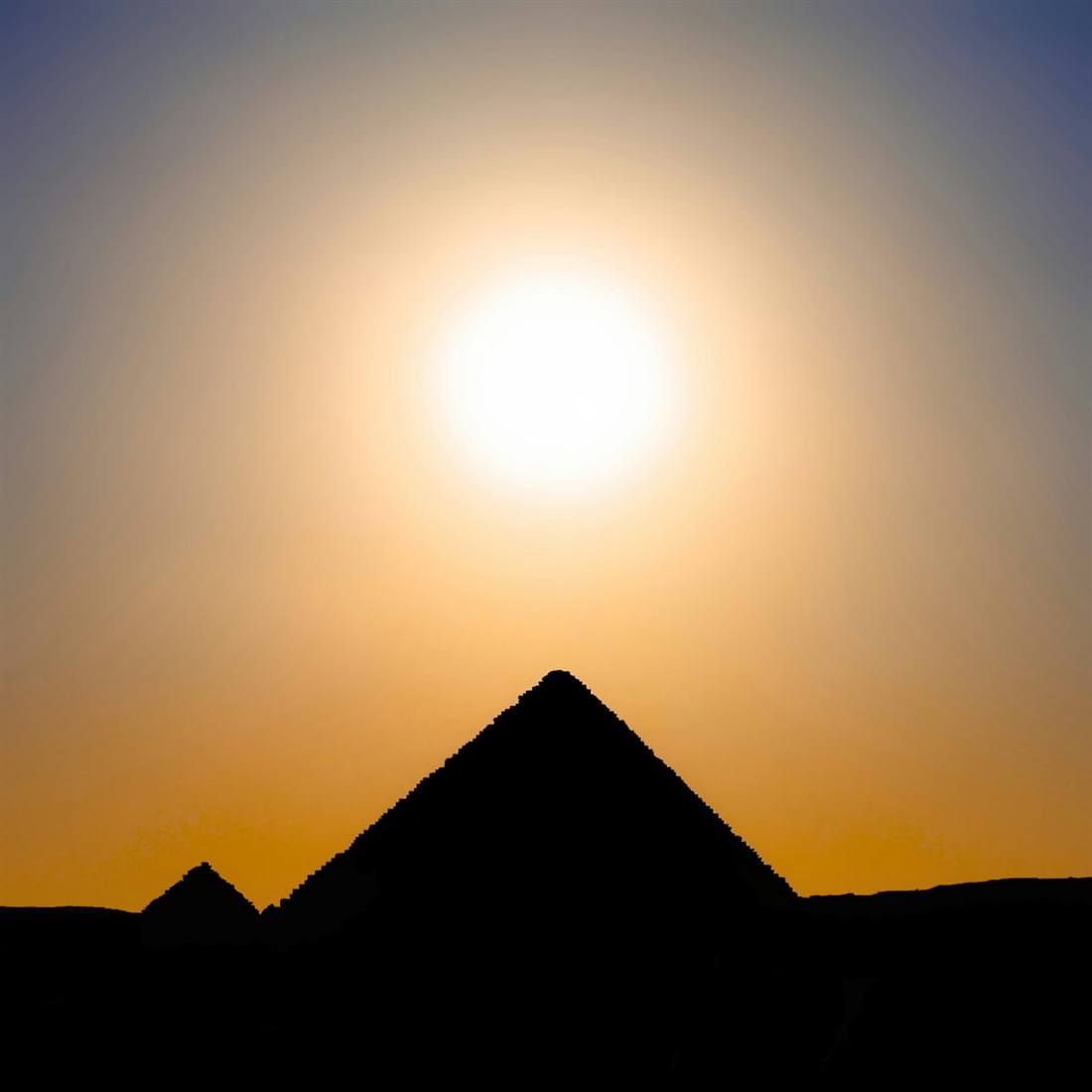 Pyramides de Gizeh, Égypte